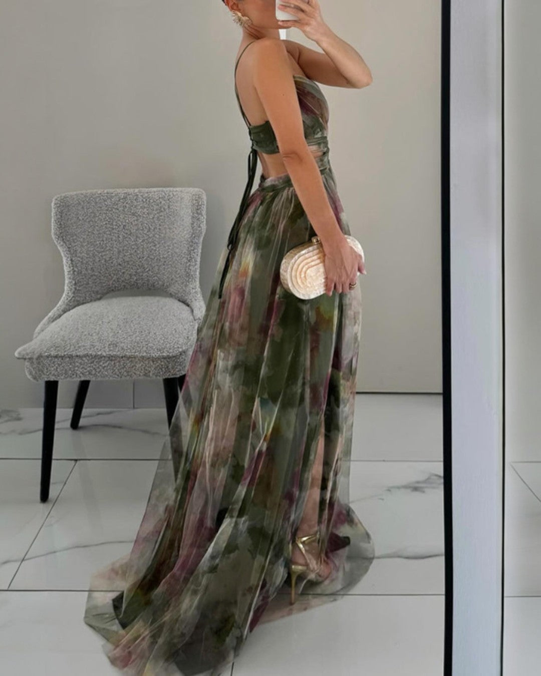 Giselle | Abito maxi floreale