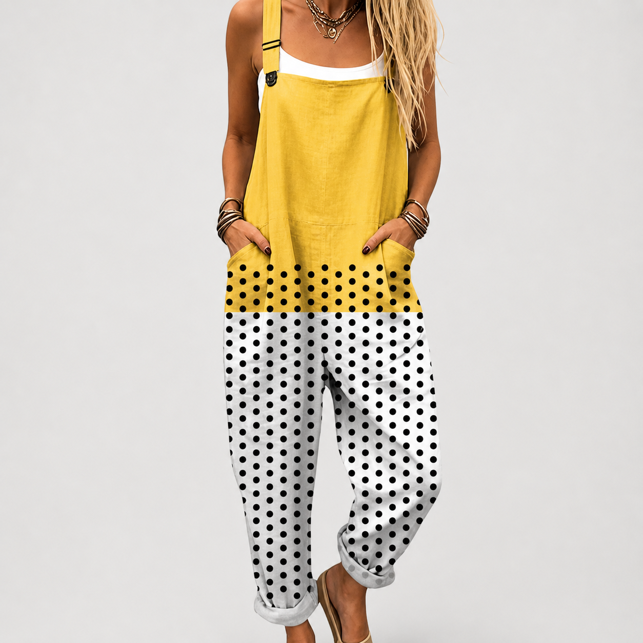 Salopette Stampata Confortevole – Print 27