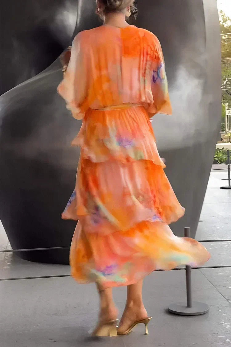 MARCO & BIANCA MILANO | CASAR ABITO ELEGANTE IN CHIFFON DONNA