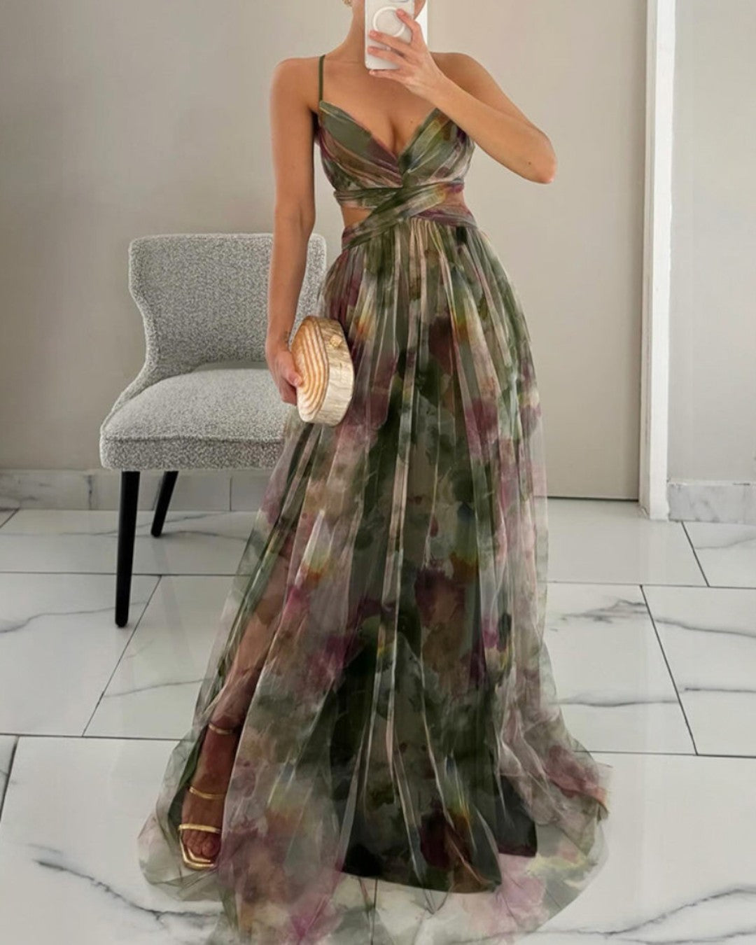 Giselle | Abito maxi floreale