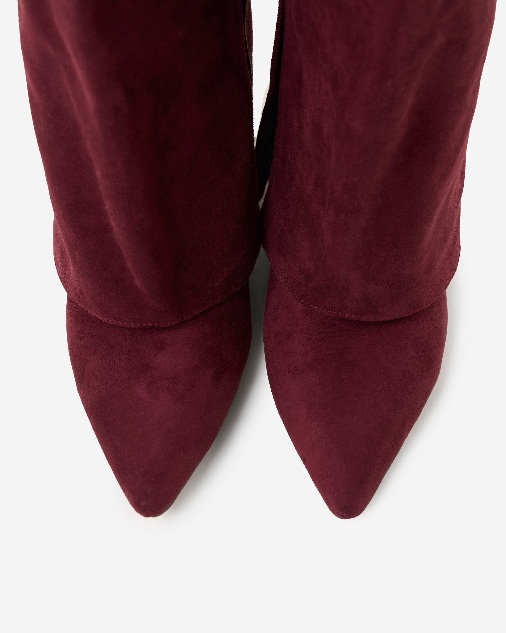 MARCO & BIANCA MILANO | STIVALI ALTI LAVISTA IN CAMOSCIO BORDEAUX DONNA