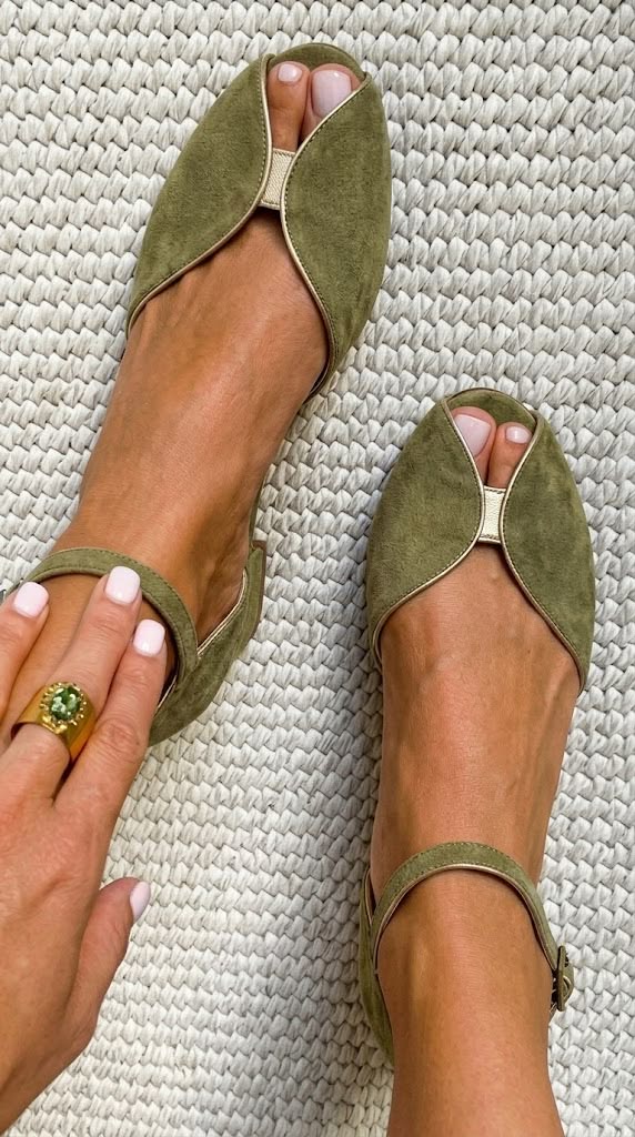 MARCO & BIANCA MILANO | OLIVIA SANDALI VERDE SALVIA ELEGANTE