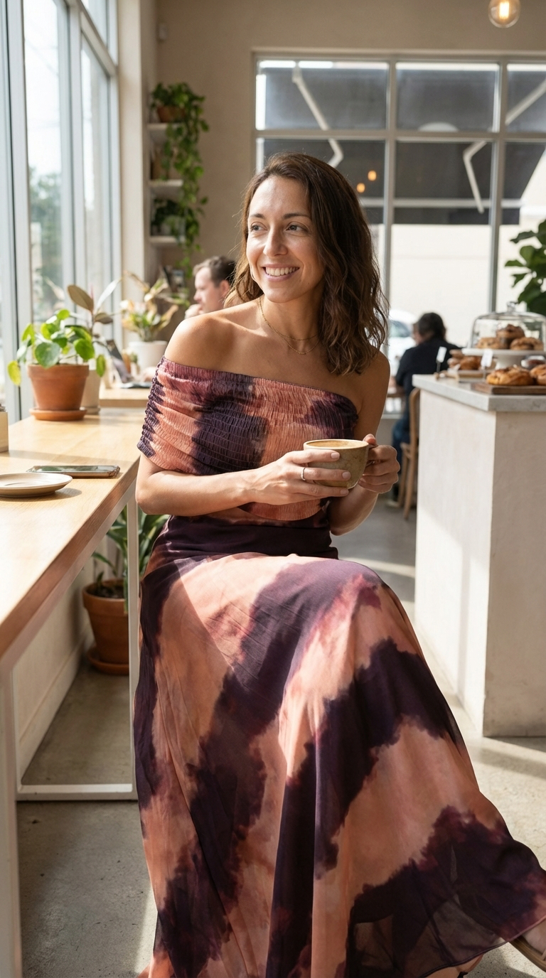 Sol | Abito maxi tie-dye
