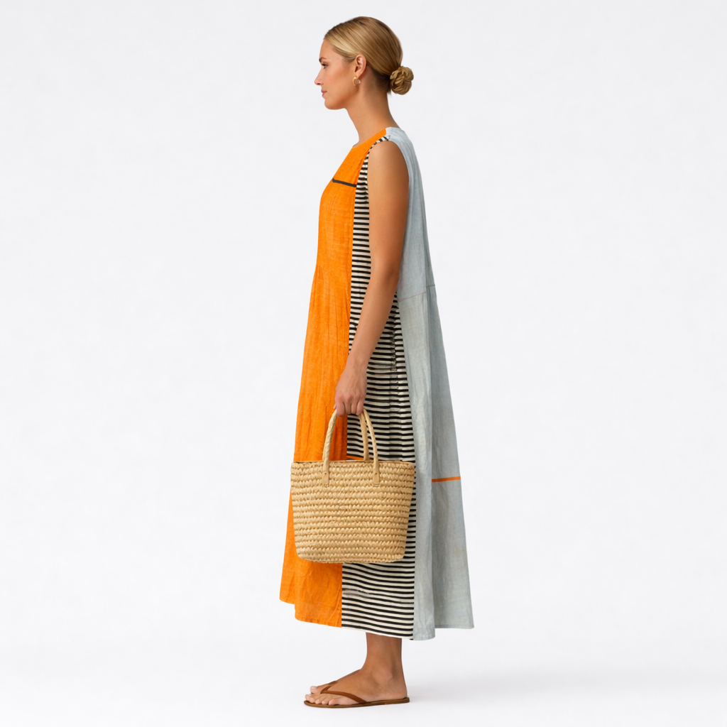 MARCO & BIANCA MILANO | ABITO MIDI ARANCIONE QUOTIDIANO DONNA