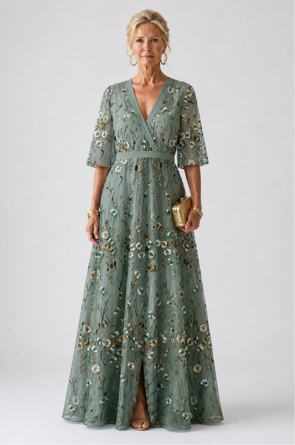 Stella | Abito maxi floreale