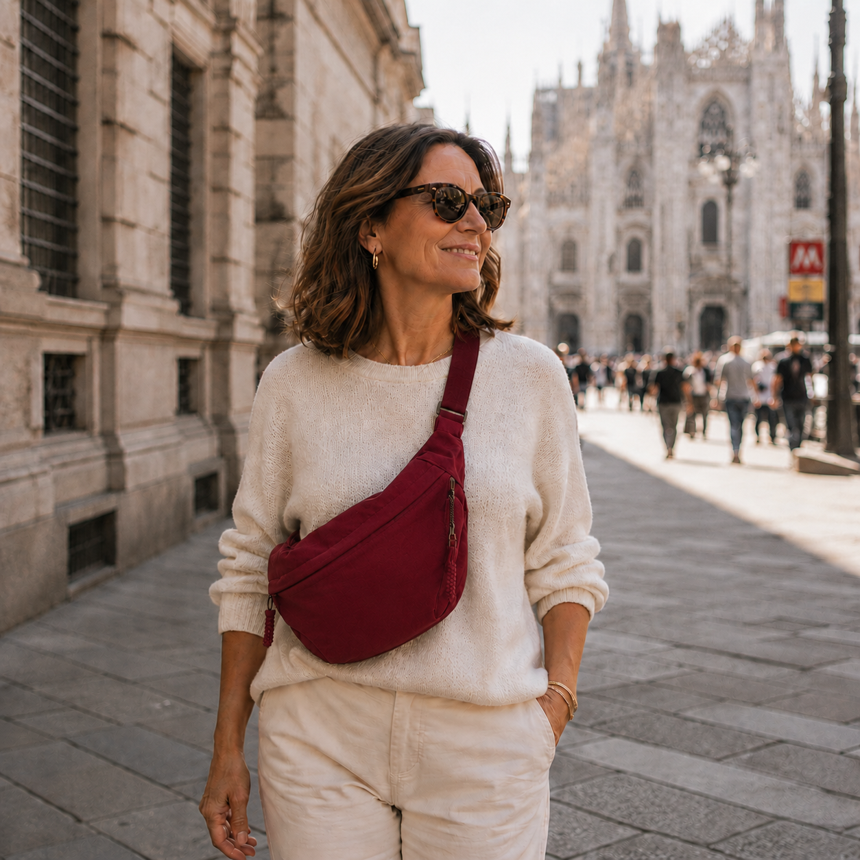 MARCO & BIANCA MILANO | BORSA A SPALLA BORDEAUX DONNA