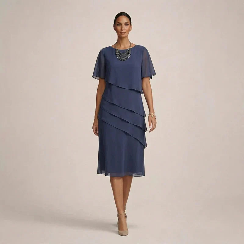 MARA | Elegantes Rüschens Kleid mit schmeichelhaftem Komfort