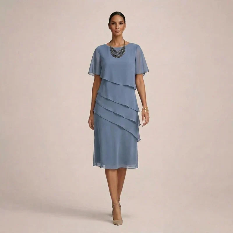 MARA | Elegantes Rüschens Kleid mit schmeichelhaftem Komfort