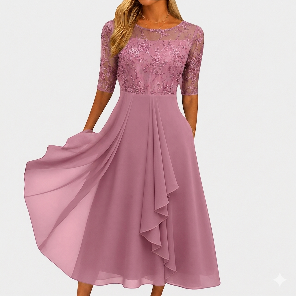 Blanca | Elegante abito in pizzo
