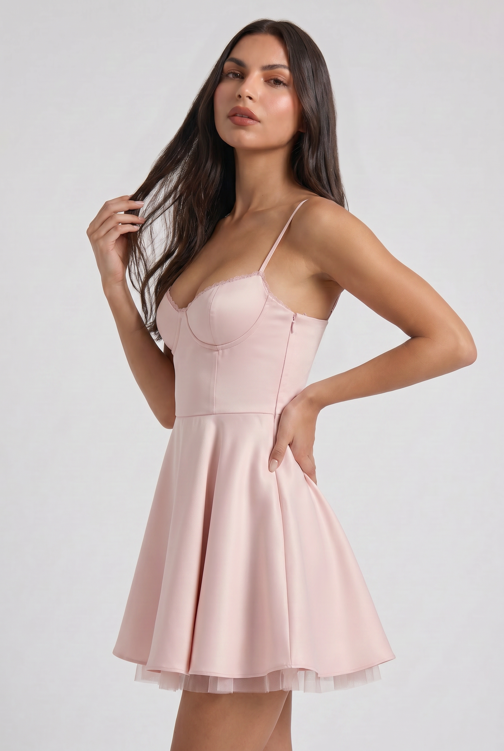 MARCO & BIANCA MILANO | MINI ABITO SELENE ROSA CIPRIA DONNA