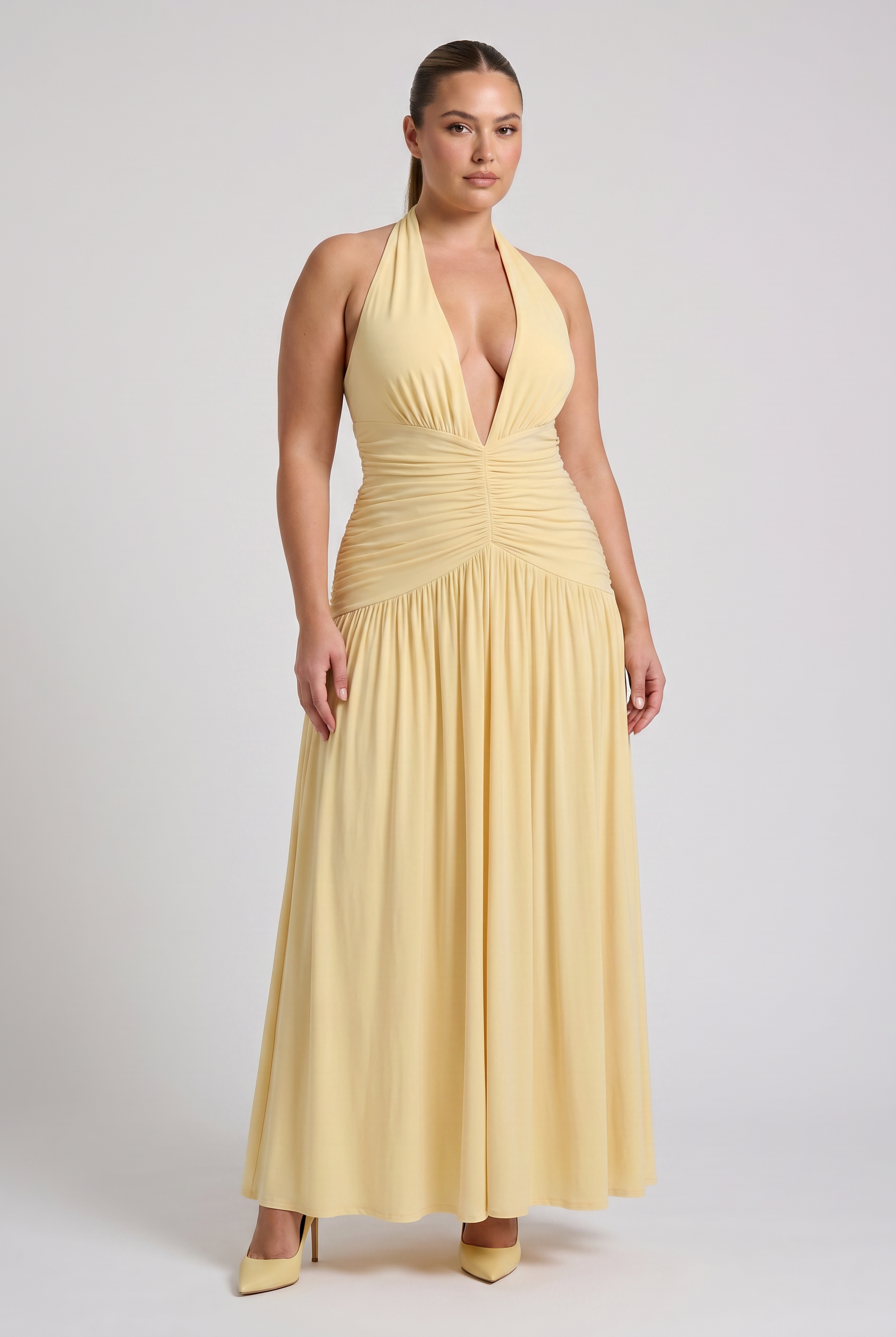 MARCO & BIANCA MILANO | ABITO GIALLO ALBA DONNA