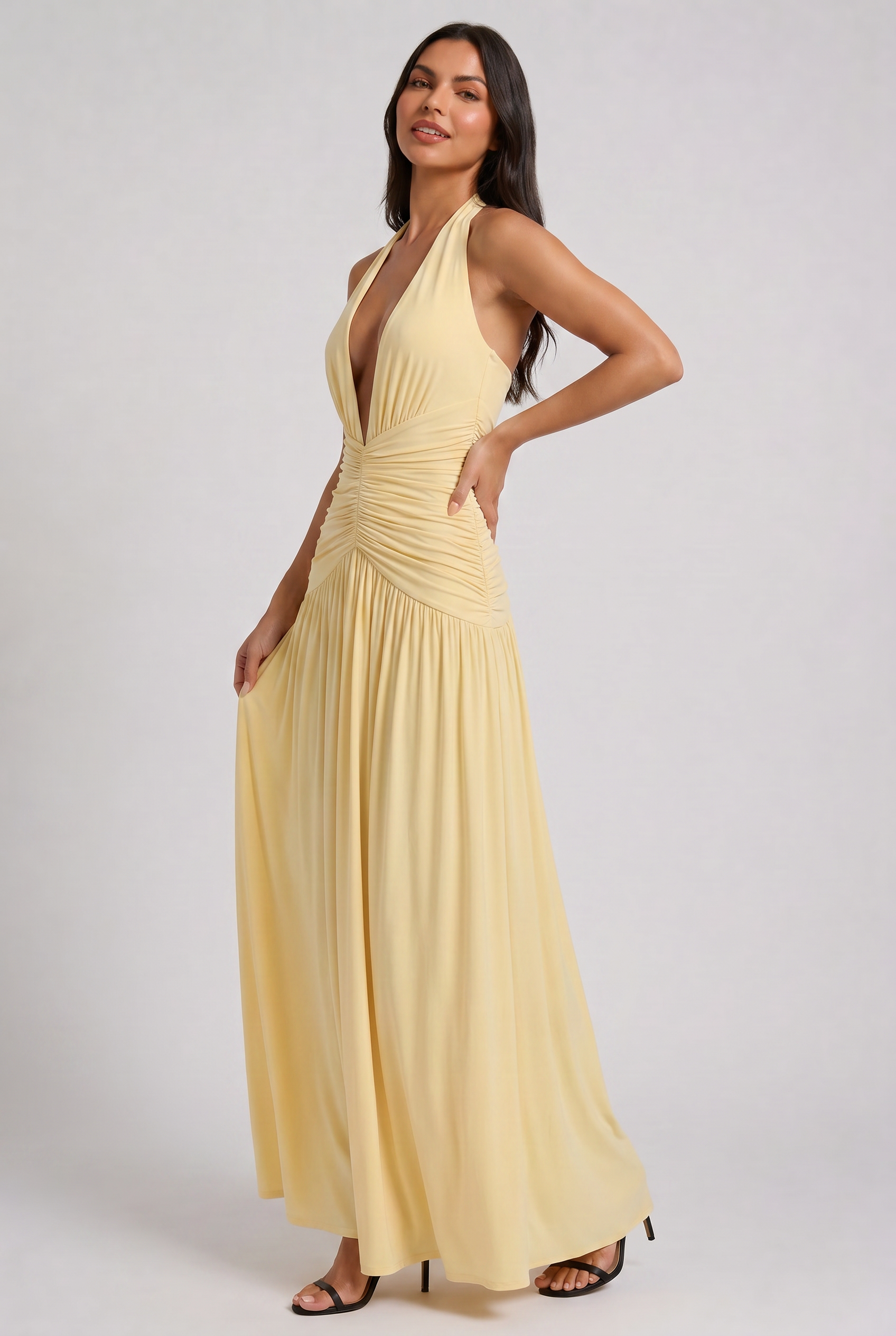 MARCO & BIANCA MILANO | ABITO GIALLO ALBA DONNA