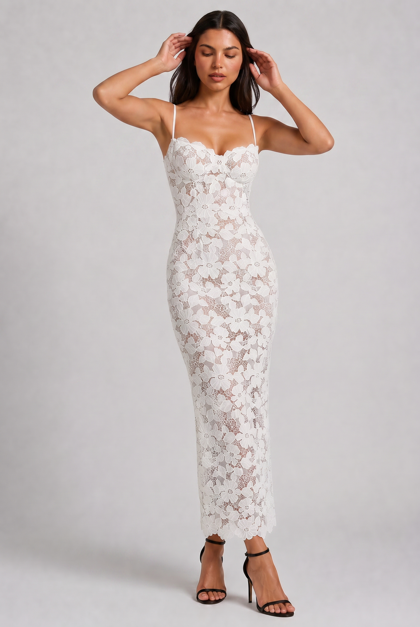 MARCO & BIANCA MILANO | ABITO IN PIZZO PERLE DONNA