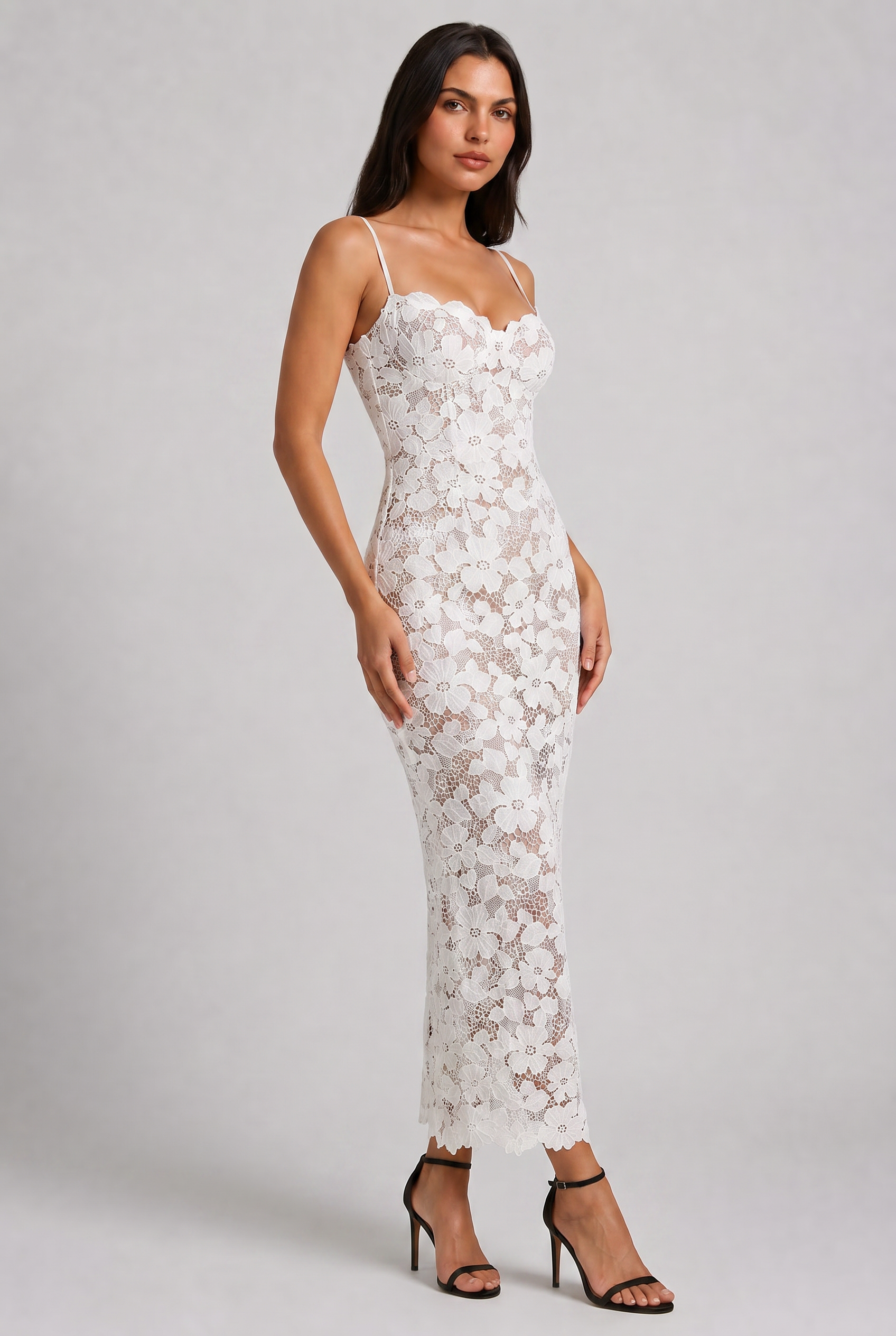 MARCO & BIANCA MILANO | ABITO IN PIZZO PERLE DONNA