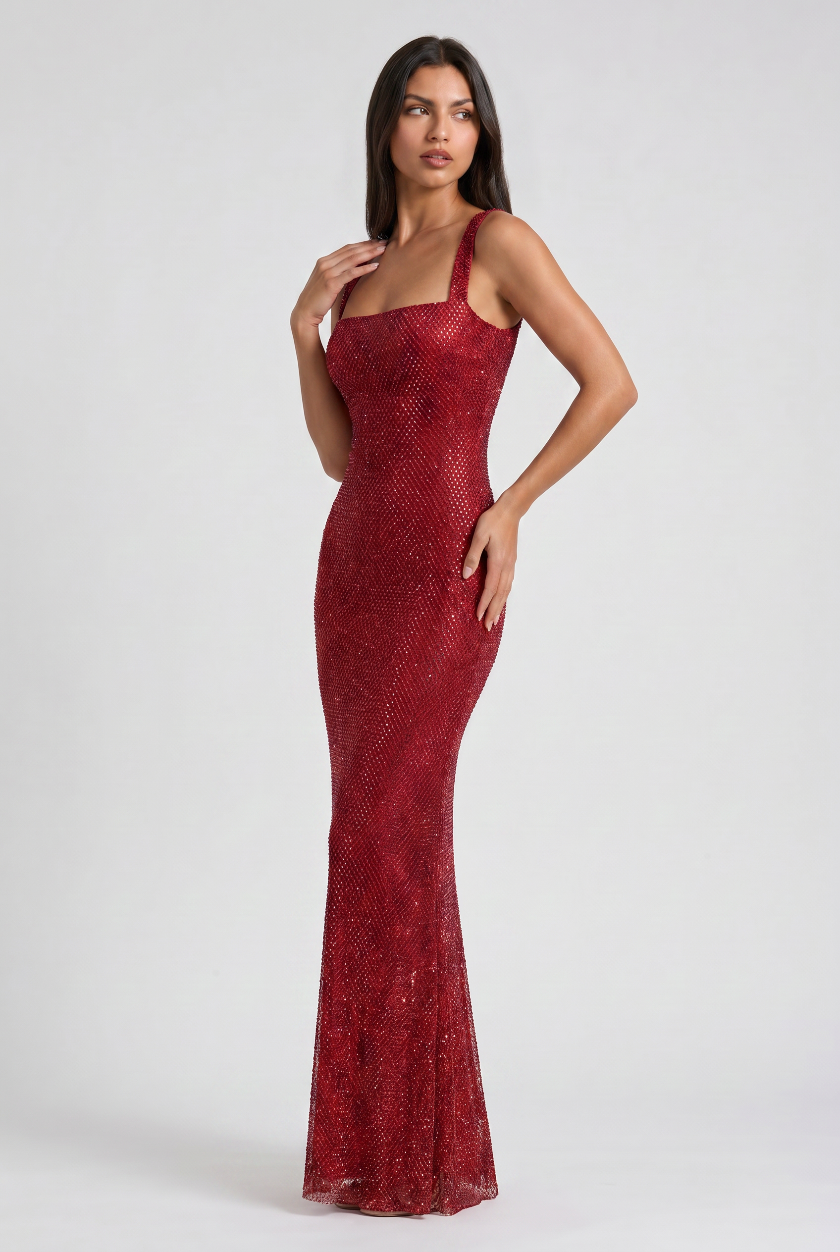 MARCO & BIANCA MILANO | ABITO SIRENA BORDEAUX ISABELLA DONNA
