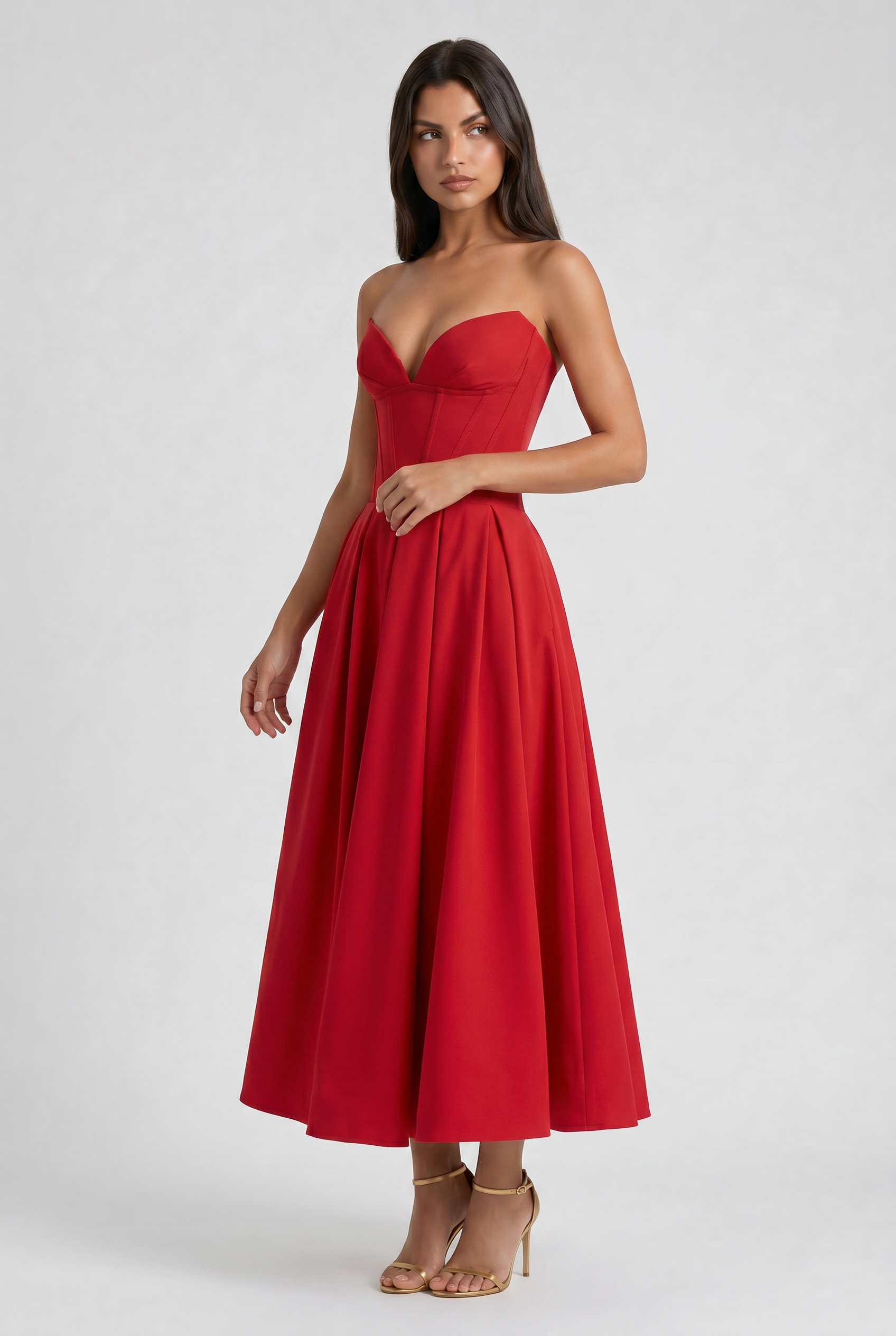 MARCO & BIANCA MILANO | ABITO ROSSO AMALFI DONNA
