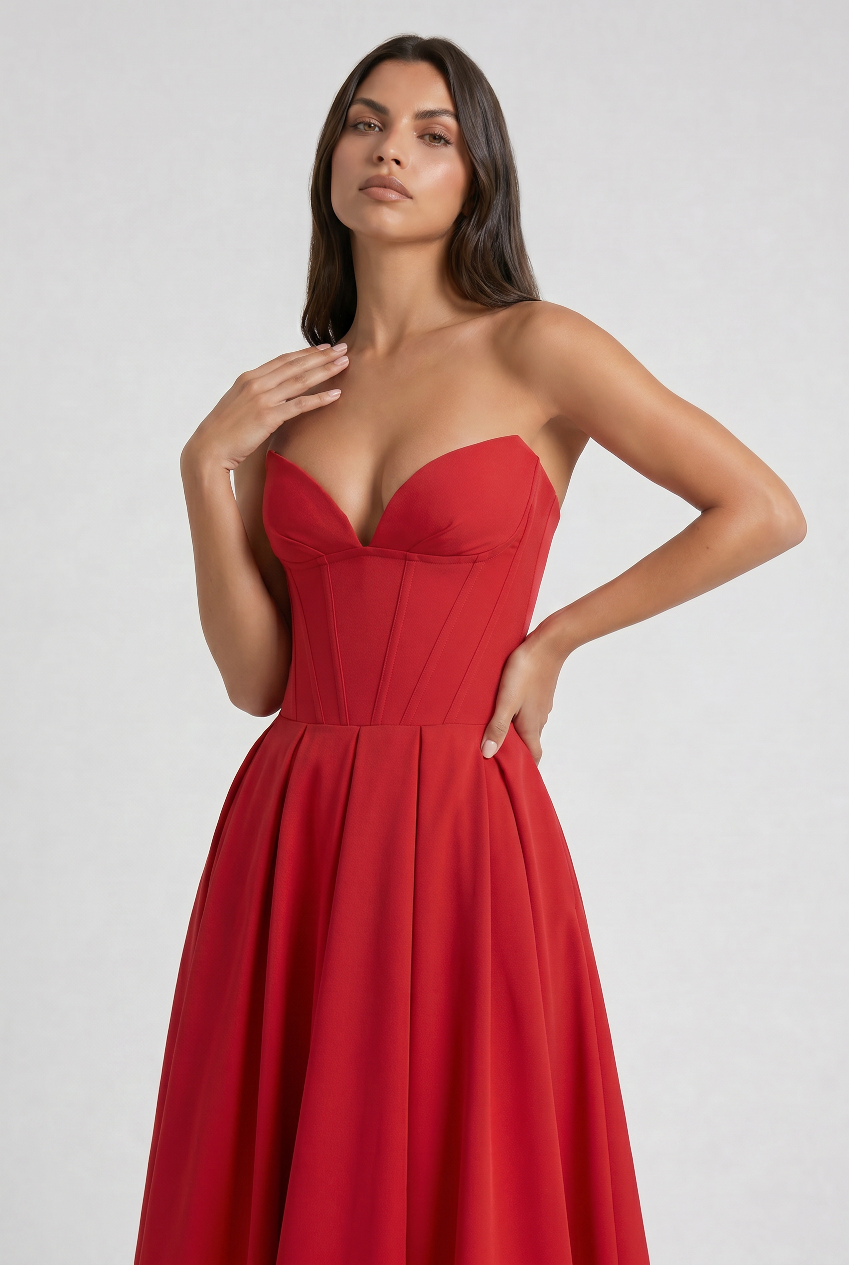 MARCO & BIANCA MILANO | ABITO ROSSO AMALFI DONNA