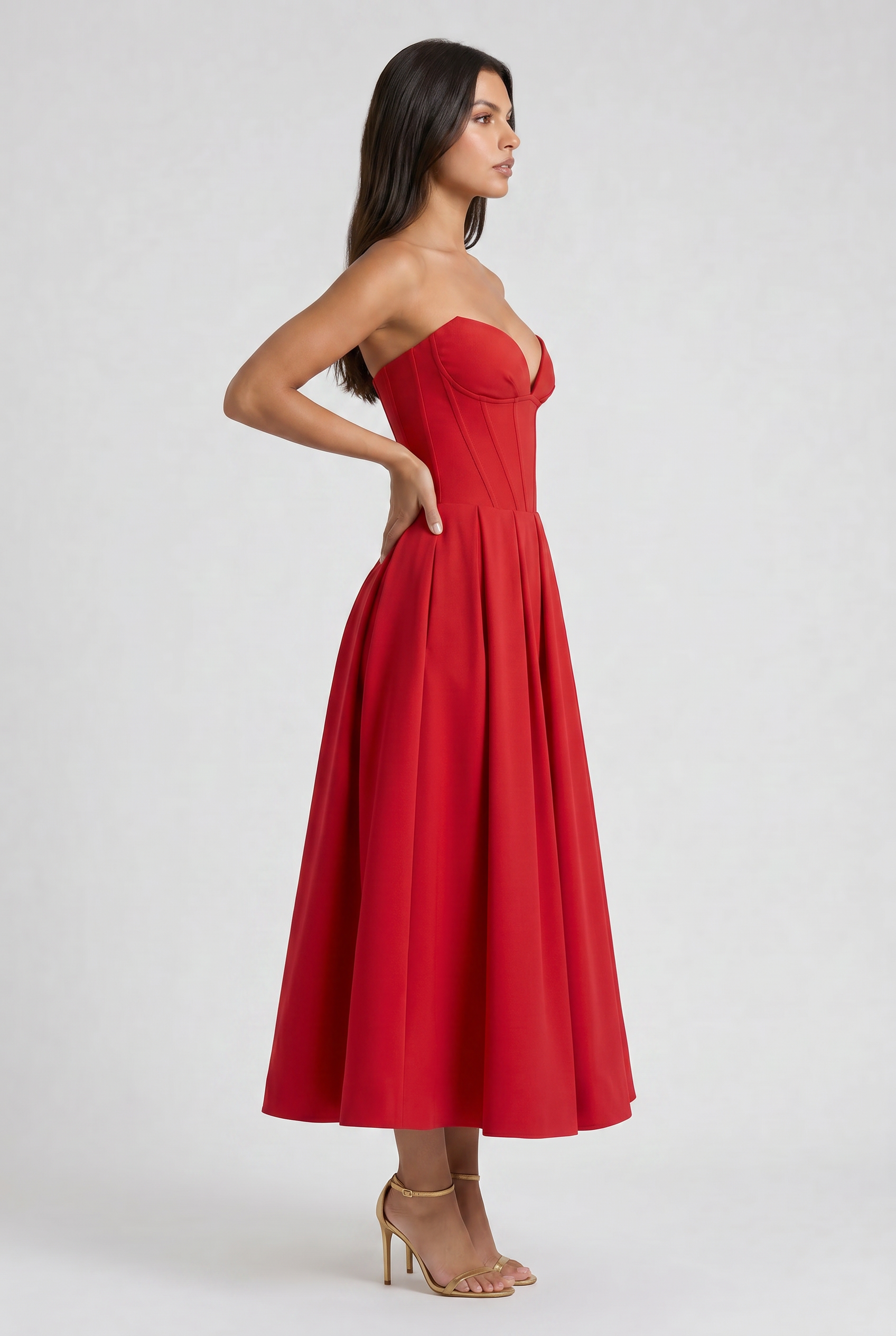MARCO & BIANCA MILANO | ABITO ROSSO AMALFI DONNA