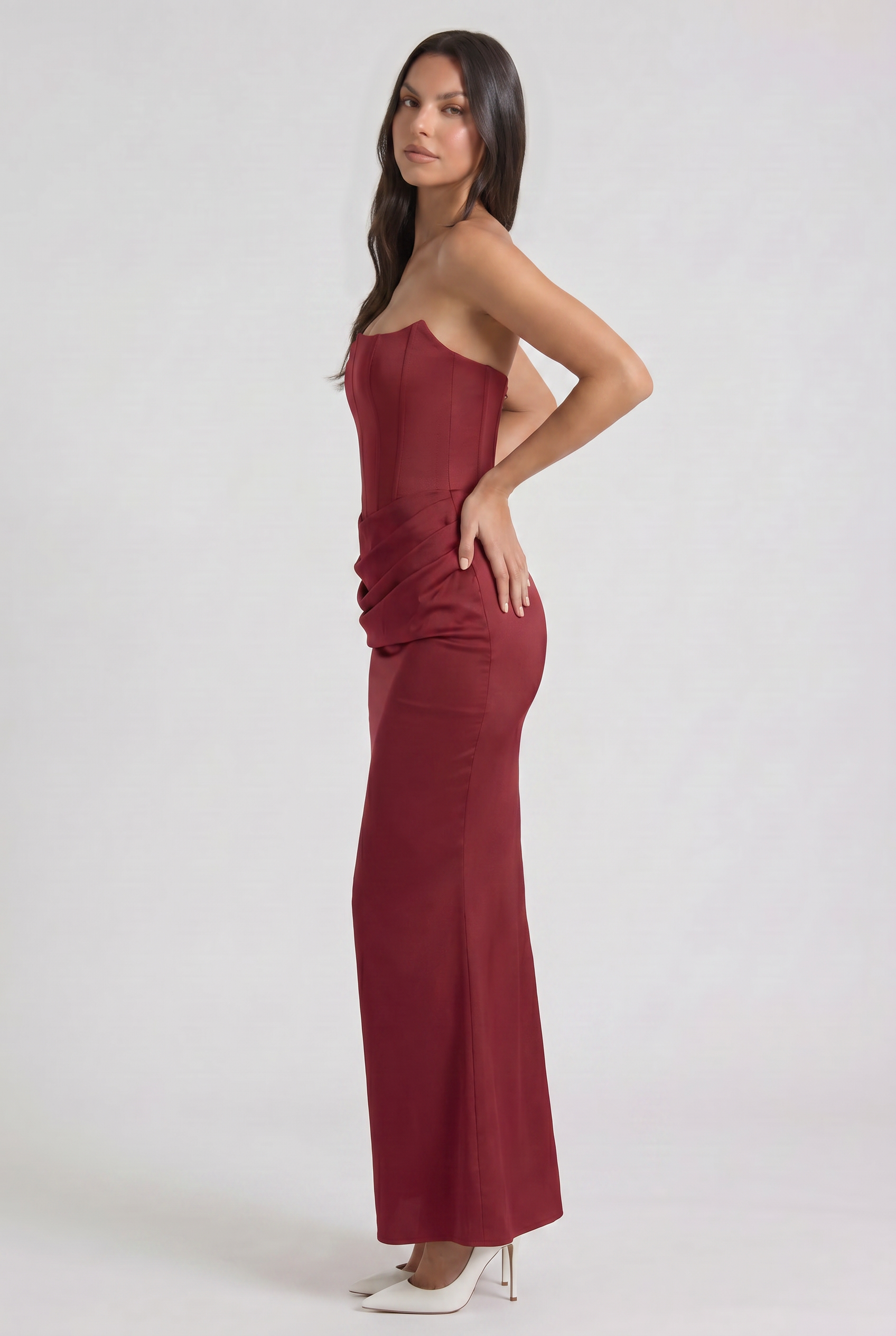MARCO & BIANCA MILANO | ABITO MIDI ROSA ROSALIND DONNA
