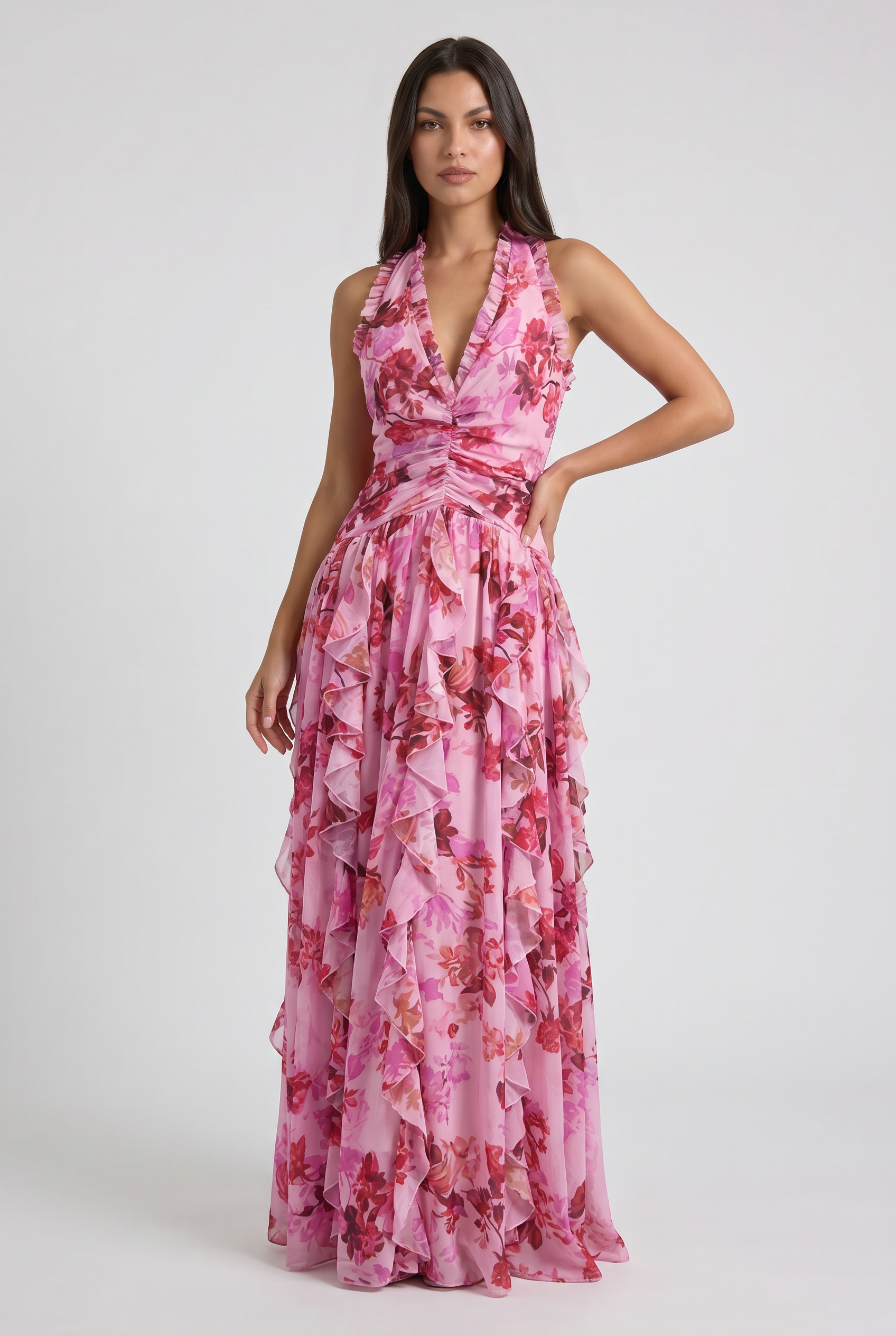 MARCO & BIANCA MILANO | MAXI ABITO FLOREALE BELLADINA DONNA