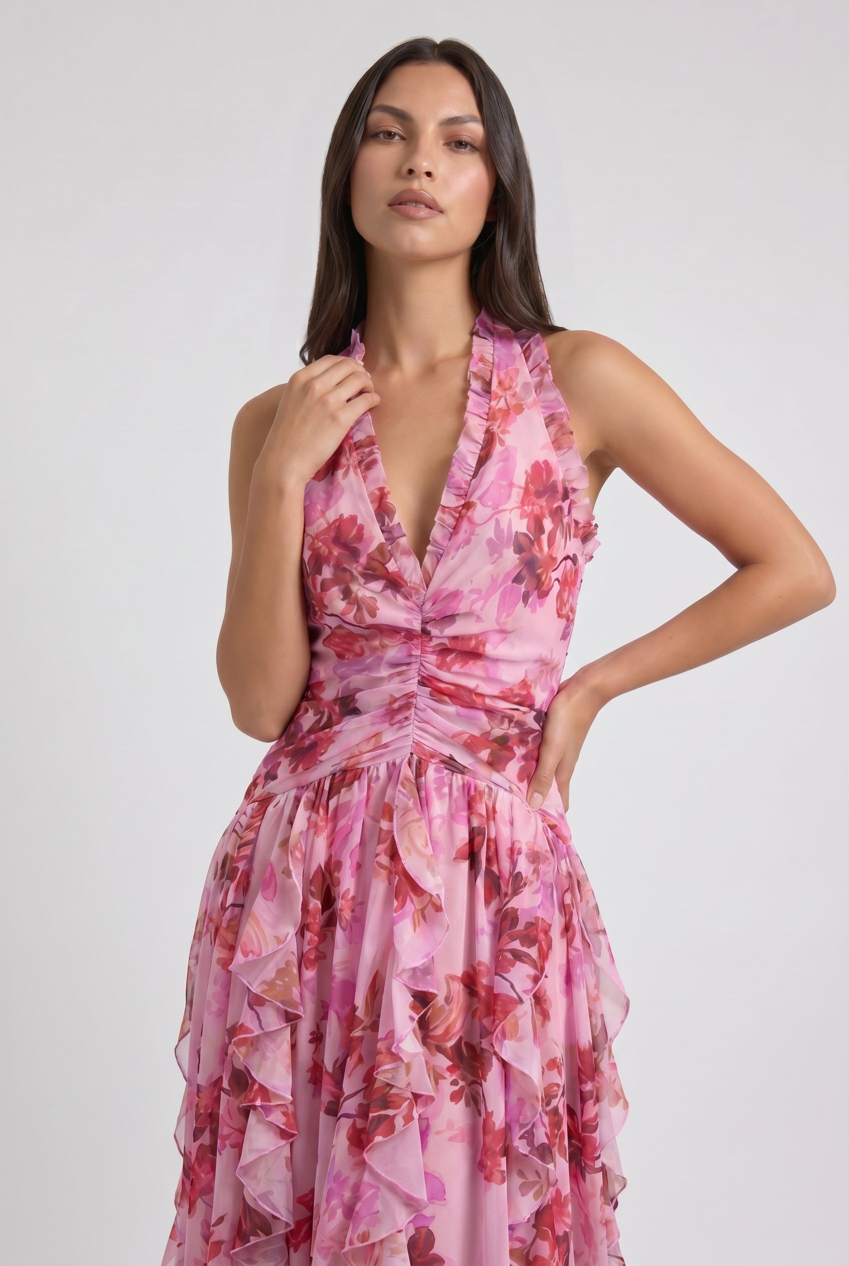 MARCO & BIANCA MILANO | MAXI ABITO FLOREALE BELLADINA DONNA