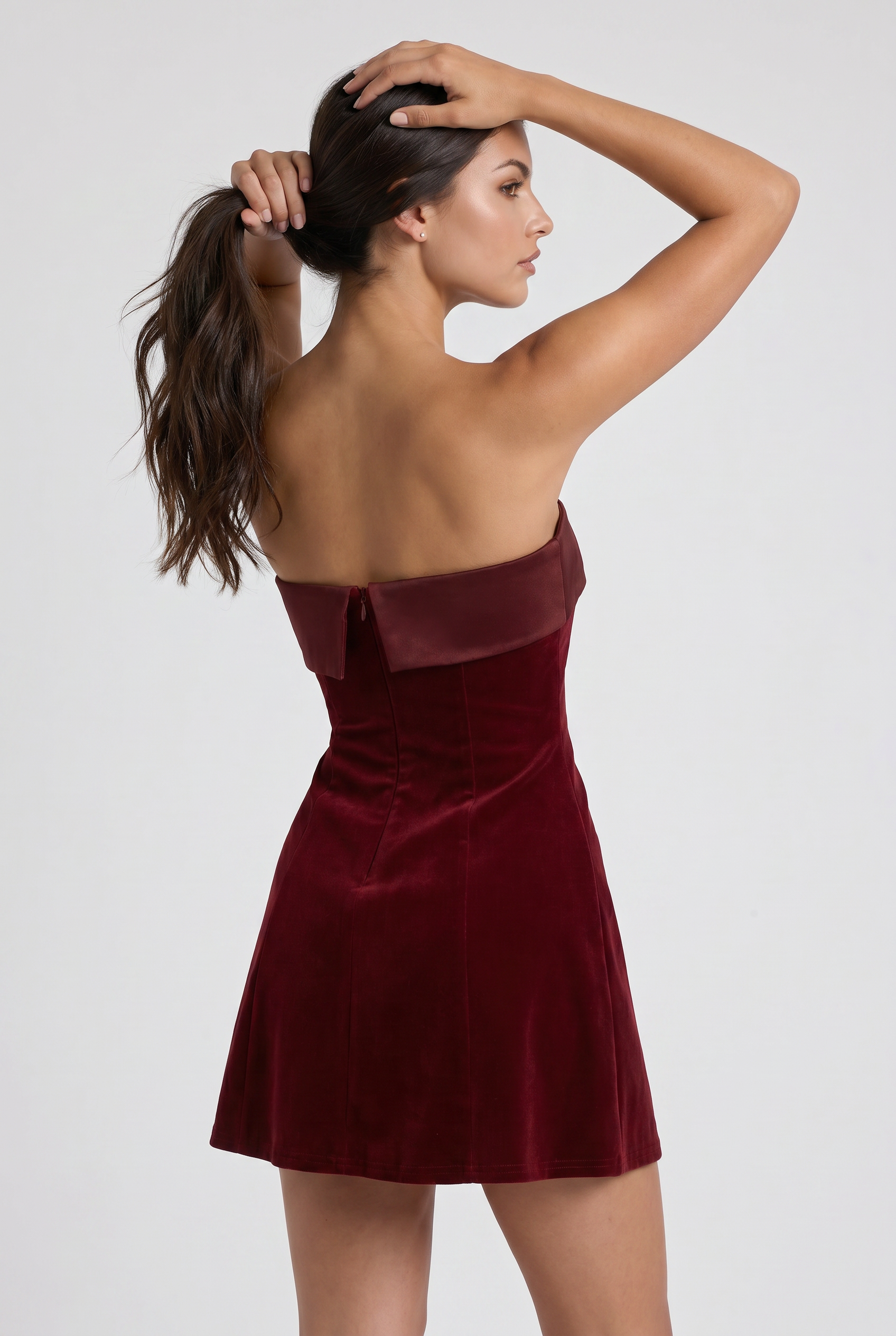 MARCO & BIANCA MILANO | MINI ABITO BORDEAUX VALENTINA DONNA