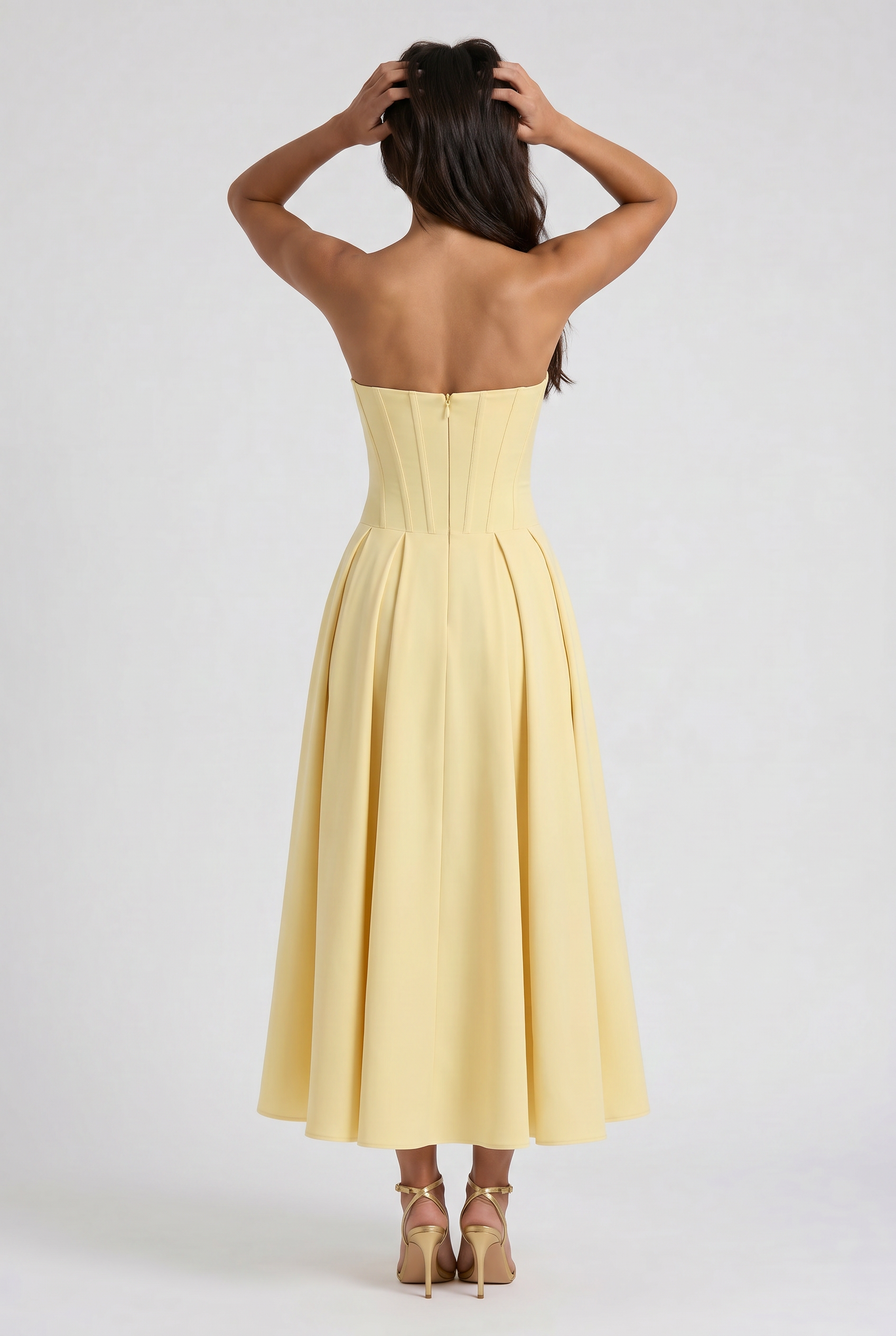MARCO & BIANCA MILANO | ABITO GIALLO AMALFI DONNA
