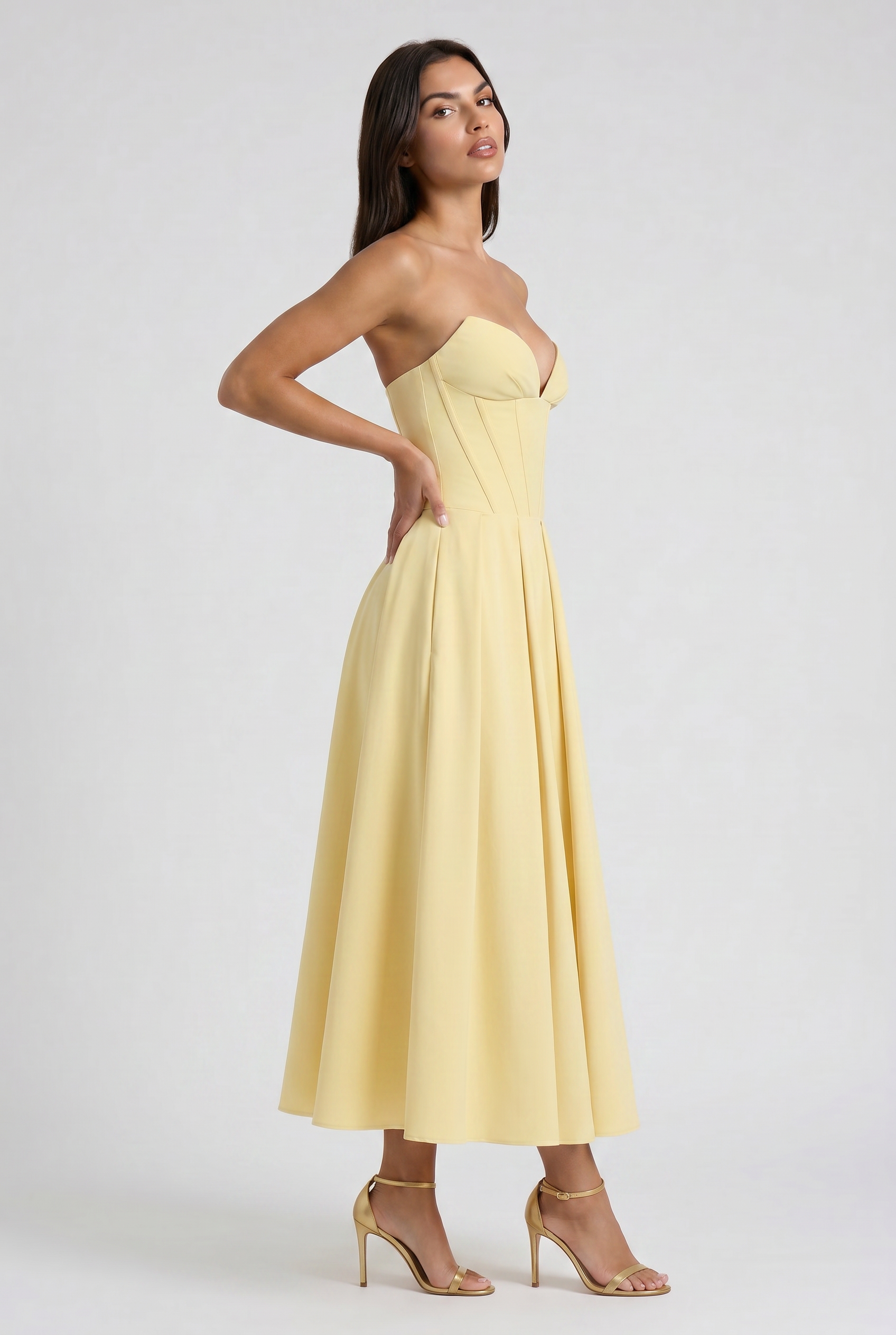 MARCO & BIANCA MILANO | ABITO GIALLO AMALFI DONNA