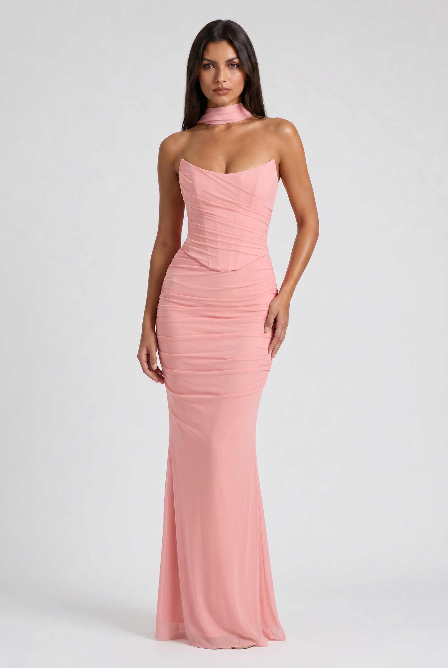 MARCO & BIANCA MILANO | ABITO MIDI ROSA MALU DONNA