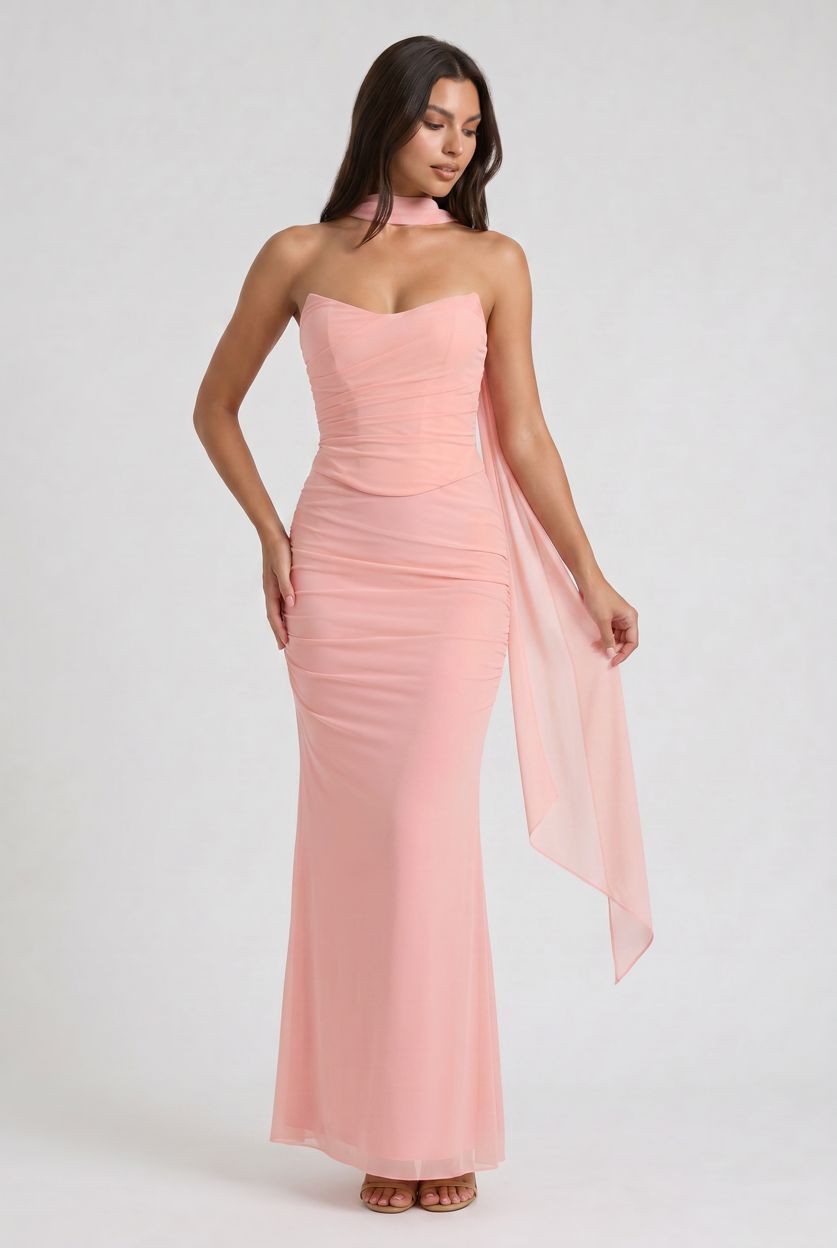 MARCO & BIANCA MILANO | ABITO MIDI ROSA MALU DONNA