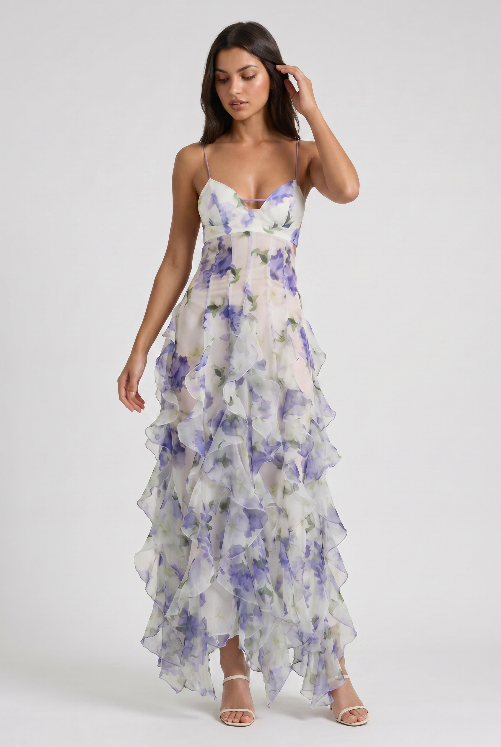 MARCO & BIANCA MILANO | MAXI ABITO FLOREALE MARGOT DONNA