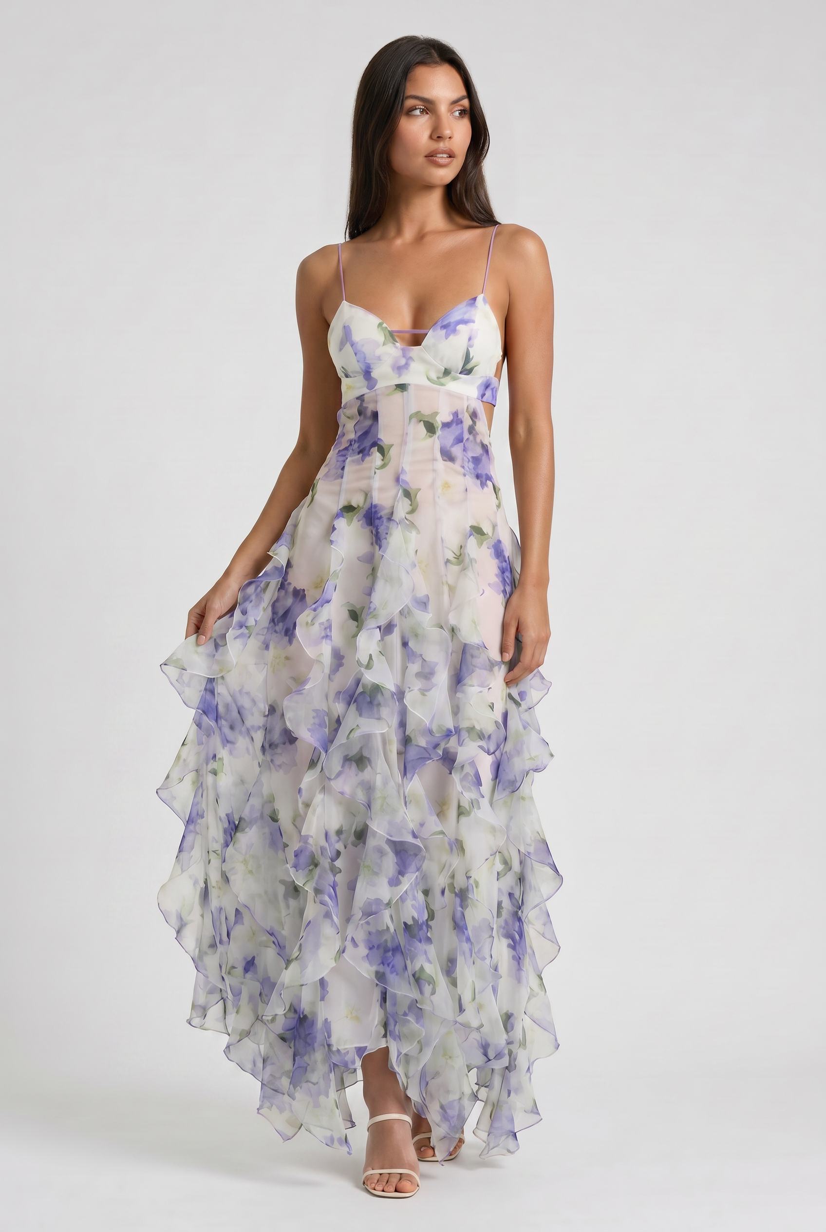 MARCO & BIANCA MILANO | MAXI ABITO FLOREALE MARGOT DONNA