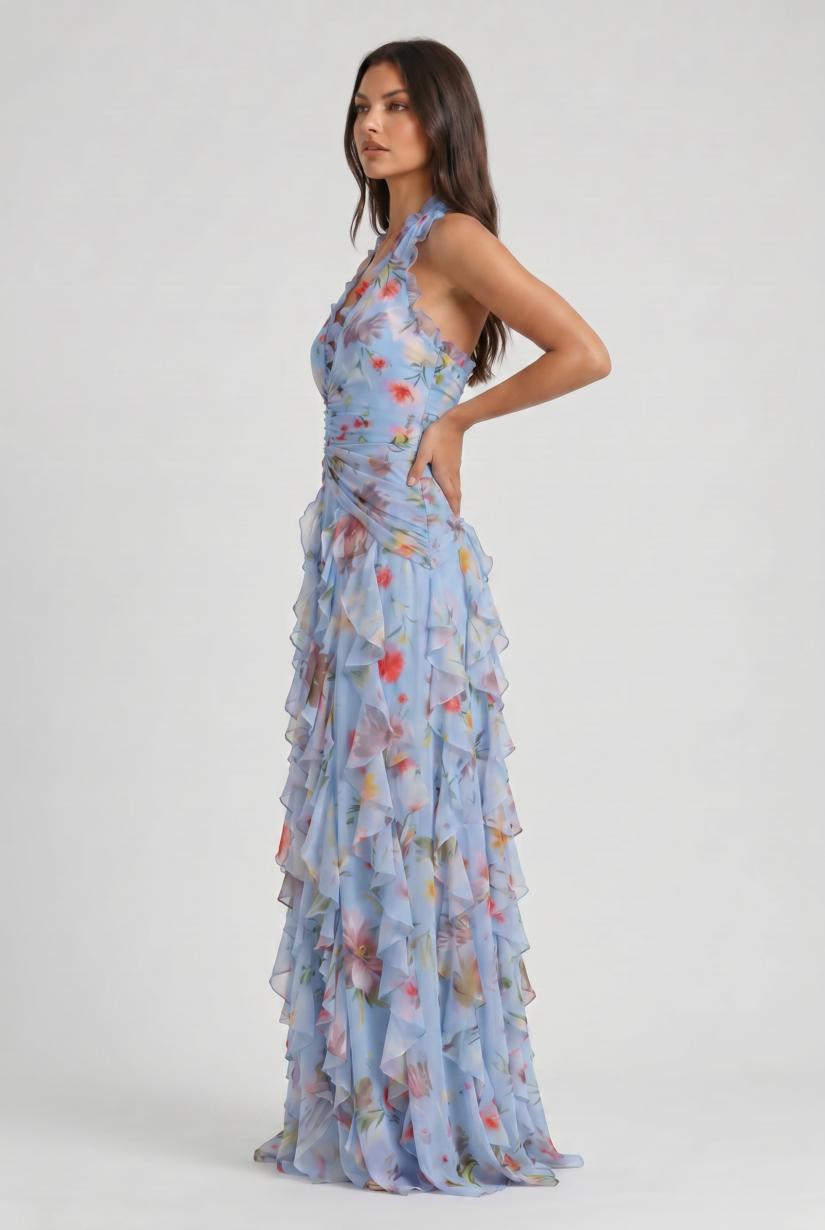 MARCO & BIANCA MILANO | MAXI ABITO FLOREALE BELLADINA DONNA