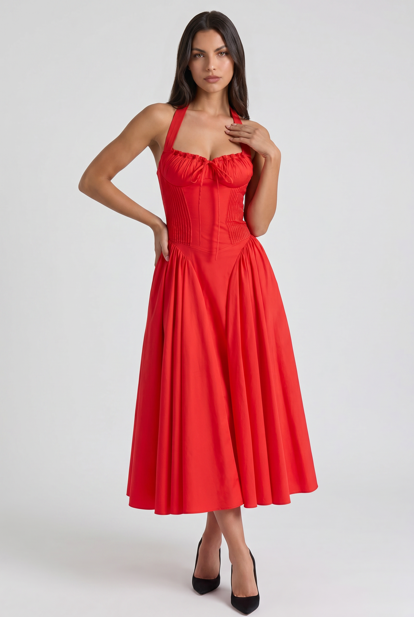 MARCO & BIANCA MILANO | ABITO ROSSO AURORA DONNA