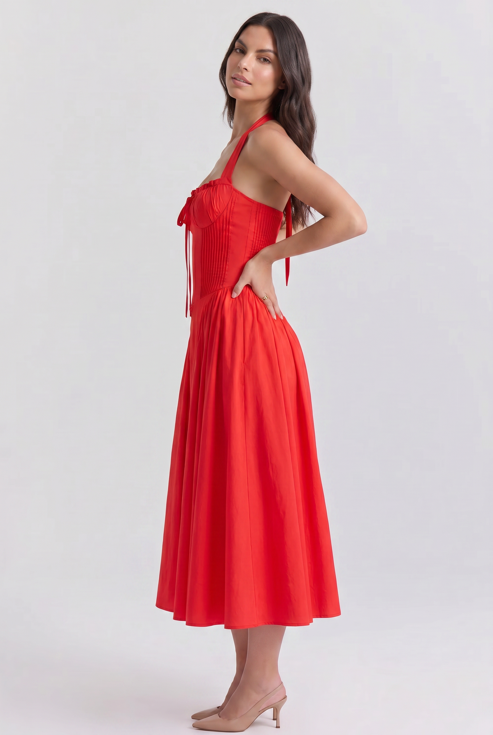 MARCO & BIANCA MILANO | ABITO ROSSO AURORA DONNA