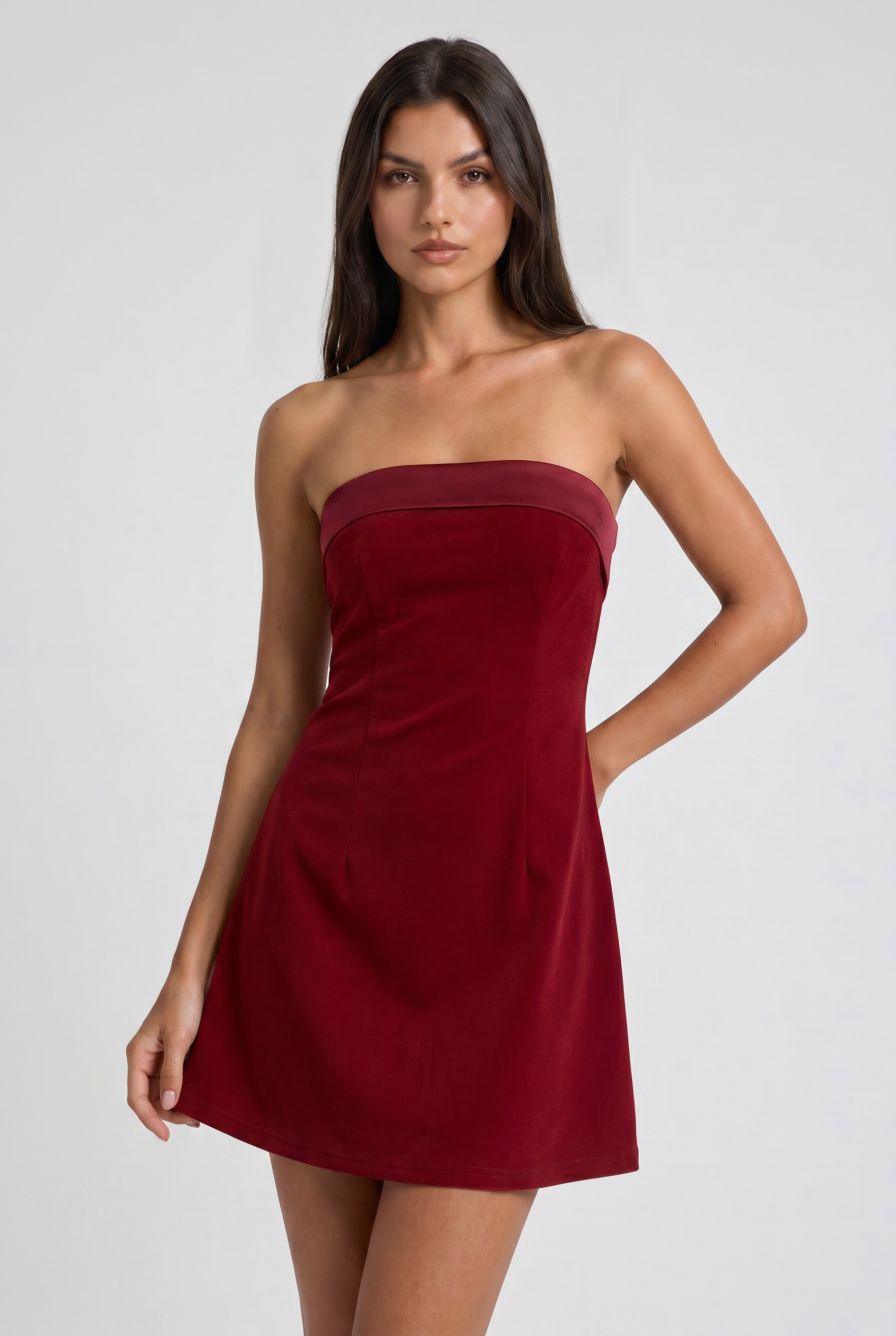 MARCO & BIANCA MILANO | MINI ABITO BORDEAUX VALENTINA DONNA