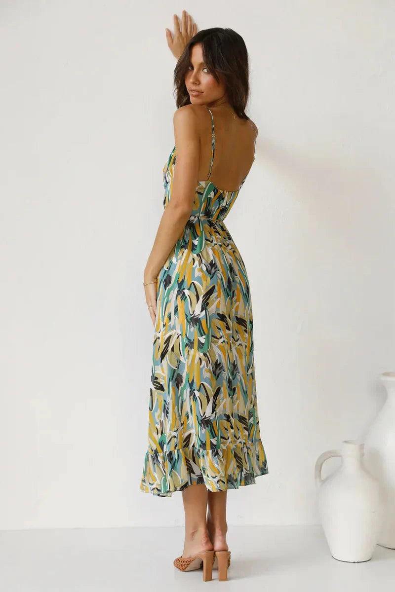 GABRIELLA | Bedrucktes Sommerkleid mit frischem Komfort und sonnigem Stil