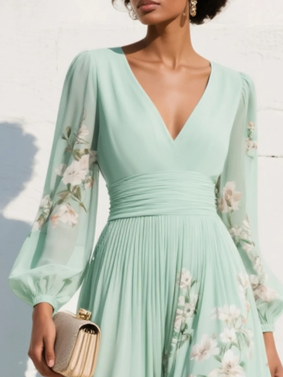 Coral | Abito maxi