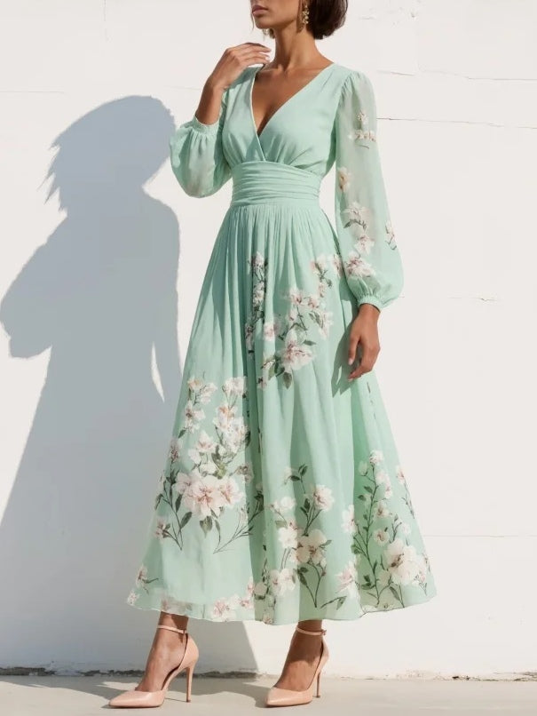 Coral | Abito maxi