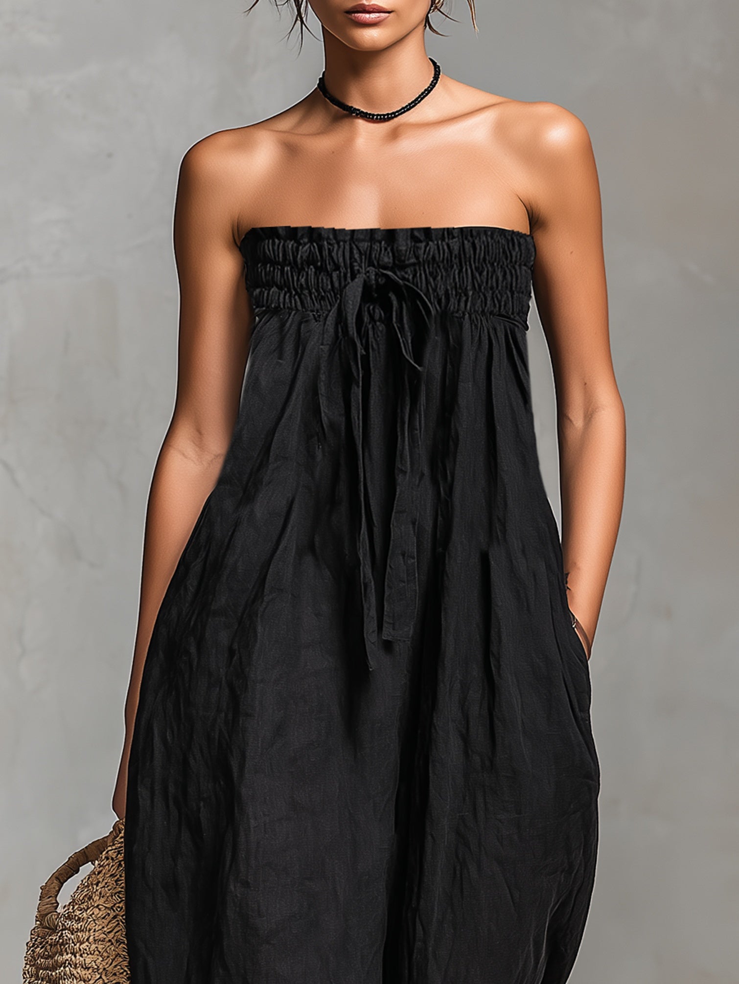 MARCO & BIANCA MILANO | NINA ELEGANTE TUTA SENZA SPALLINE DONNA