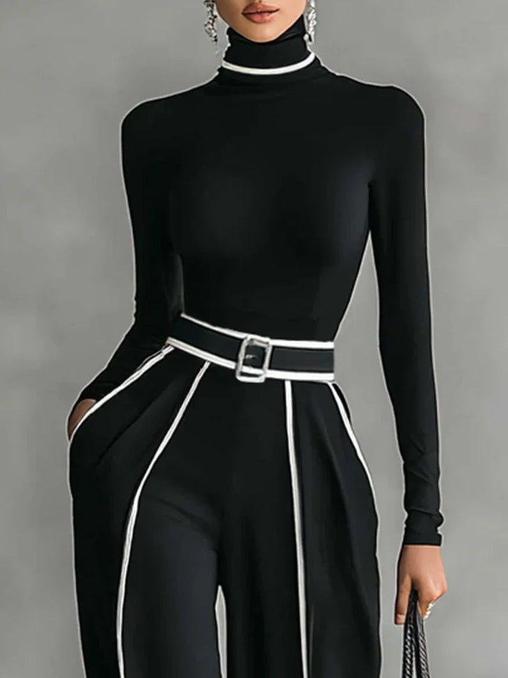 MARCO & BIANCA MILANO | VERA COMPLETO ELEGANTE CON DETTAGLI A CONTRASTO DONNA