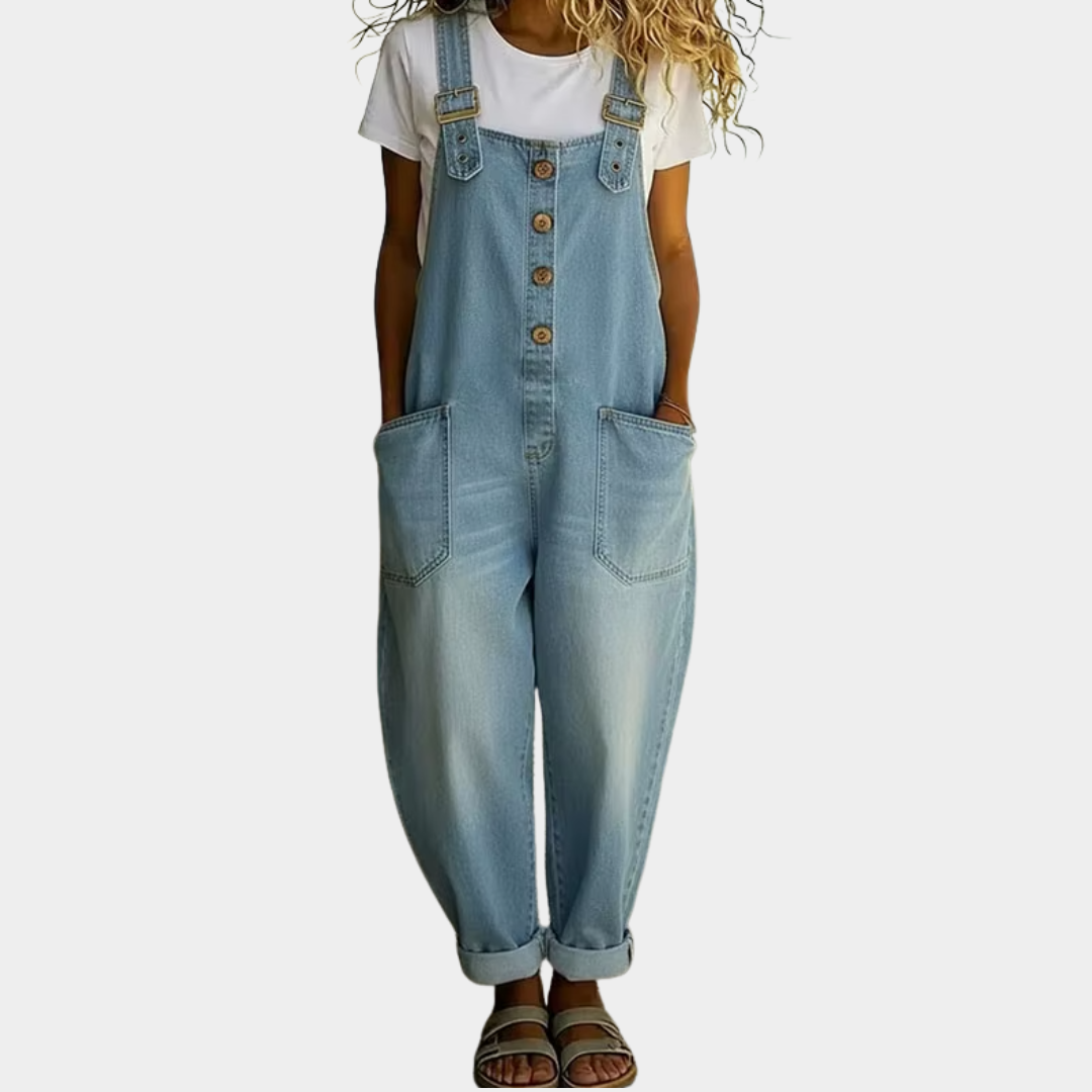 MARCO & BIANCA MILANO | MAE SALOPETTE IN DENIM VINTAGE DONNA