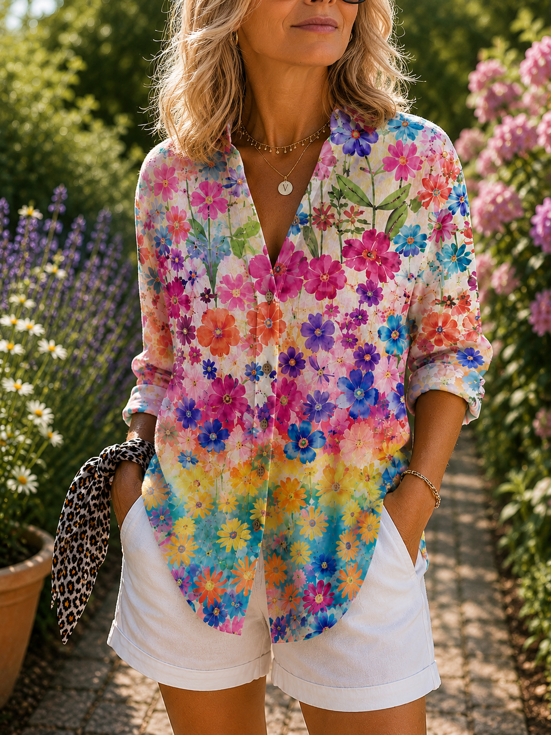 MARCO & BIANCA MILANO | BLUSA ARTISTICA VIBRANTE DONNA