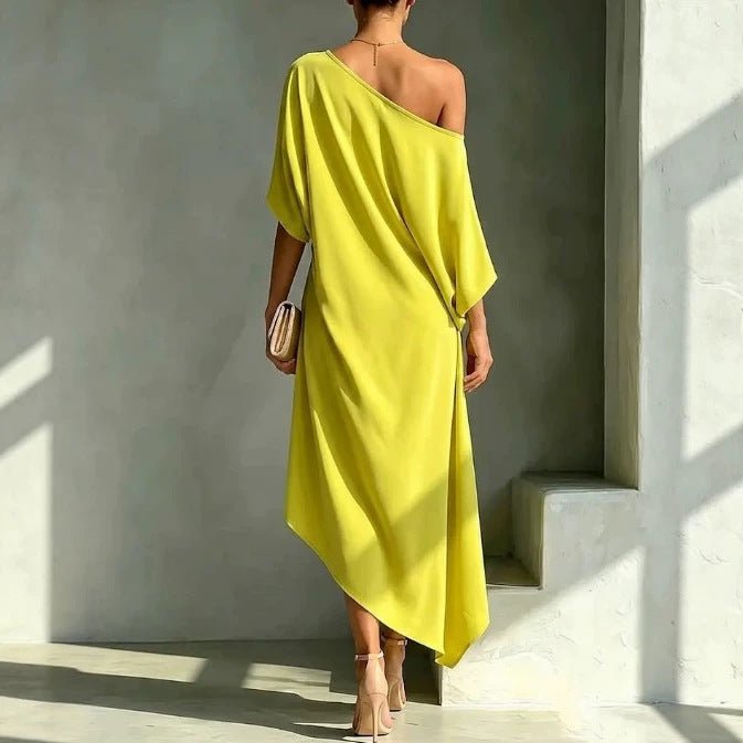 Camila | Abito elegante asimmetrico