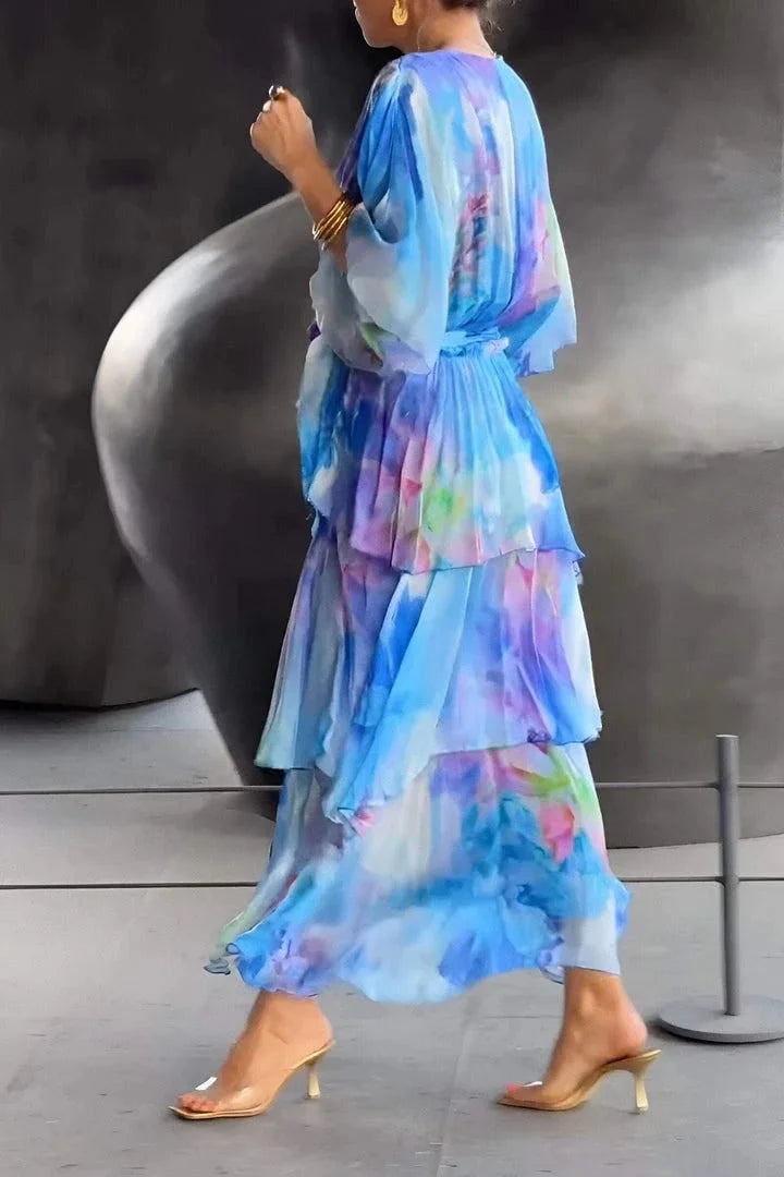 MARCO & BIANCA MILANO | CASAR ABITO ELEGANTE IN CHIFFON DONNA