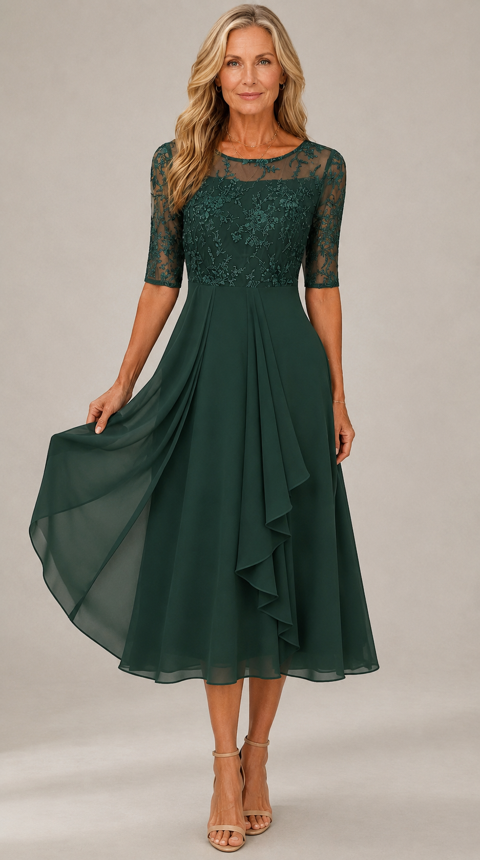 Blanca | Elegante abito in pizzo