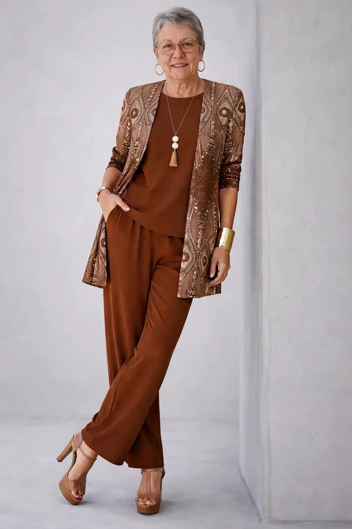 MARCO & BIANCA MILANO | COMPLETO KIMONO ROSA CORALLO DONNA