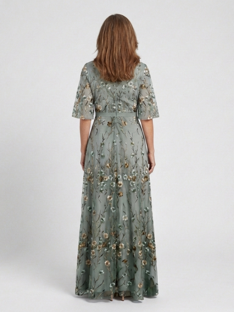 Stella | Abito maxi floreale