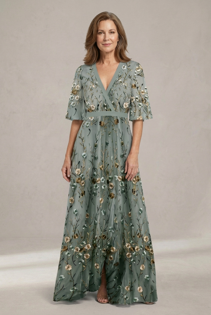 Stella | Abito maxi floreale