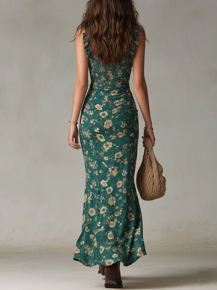 MARCO & BIANCA MILANO | ZARA VESTITO MAXI BOHO RETRO DONNA